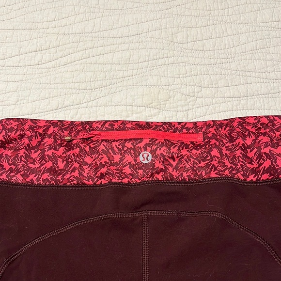 Lululemon Speed Tights Cassis Size 6 - Picture 5 of 5